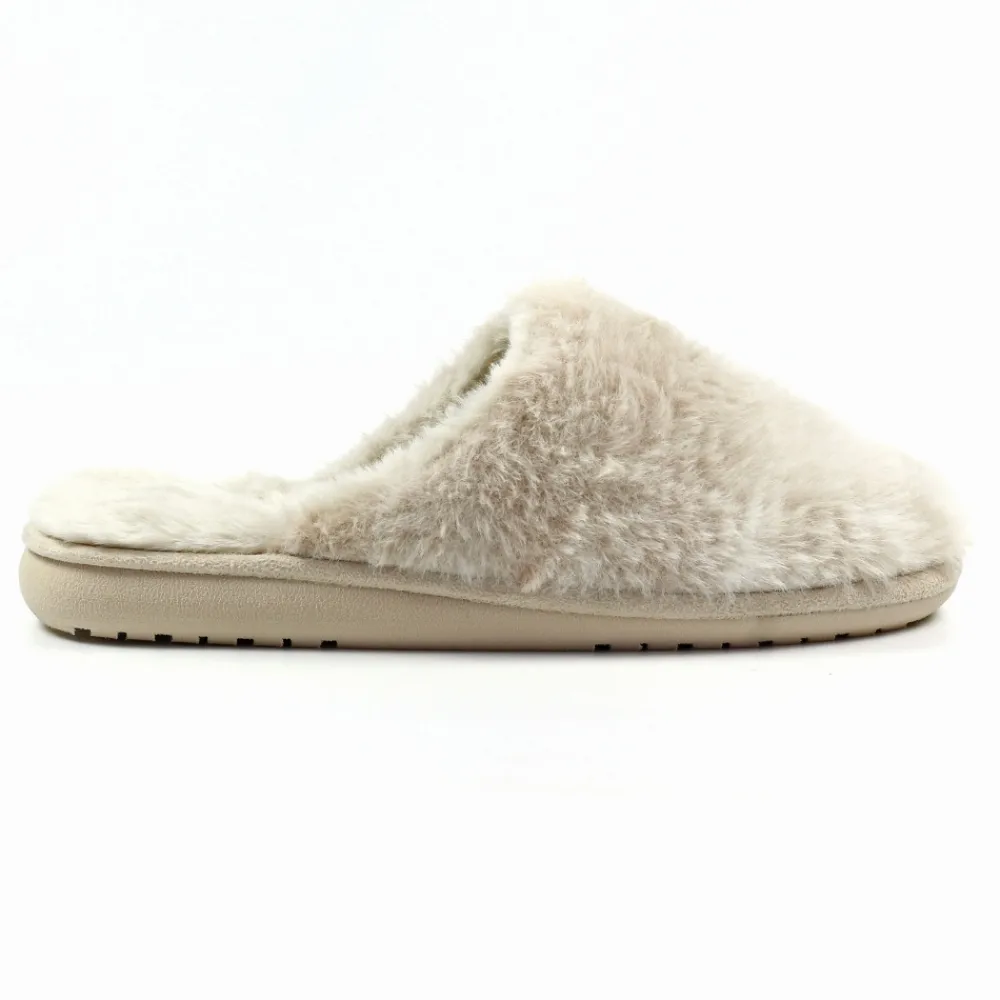 Womens Slippers | Slip-on-Lunar Shoes Salla Beige Mule Slipper