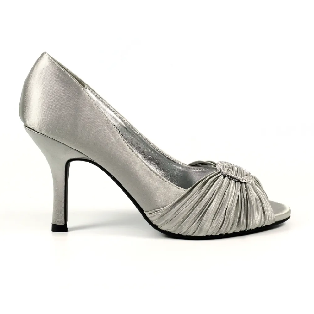 Shoes & Matching Bags | Courts-Lunar Shoes Sienna II Light Grey Court Shoe