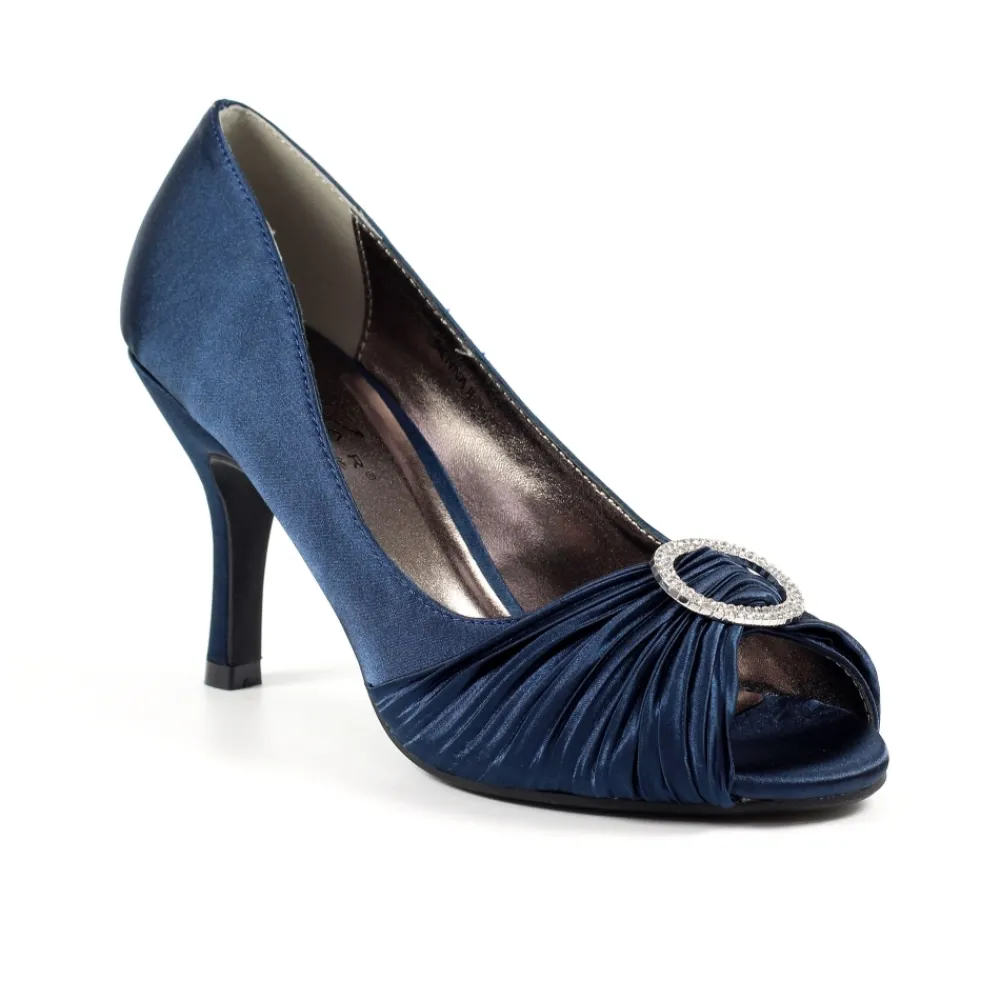 Shoes & Matching Bags | Courts-Lunar Shoes Sienna II Navy Court Shoe