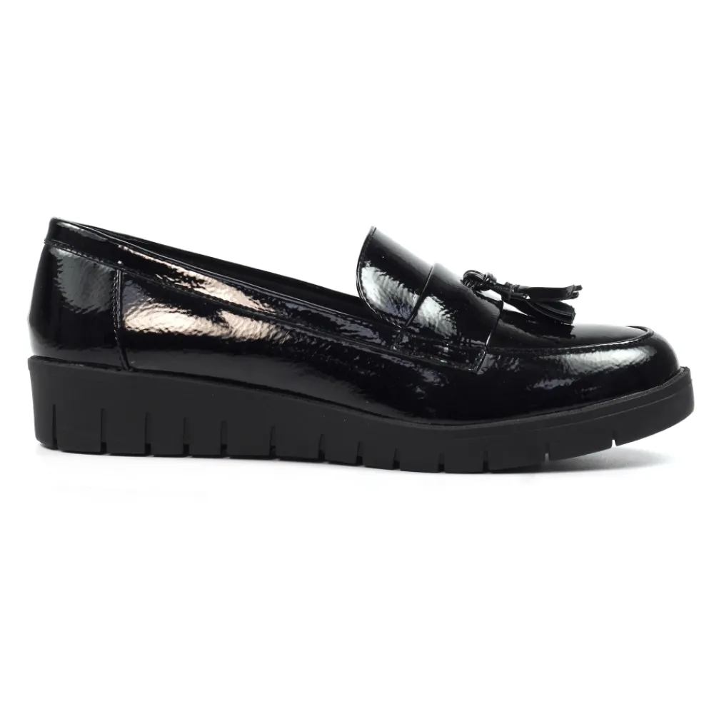 Loafers | Pumps-Lunar Shoes Vella Black Shoe