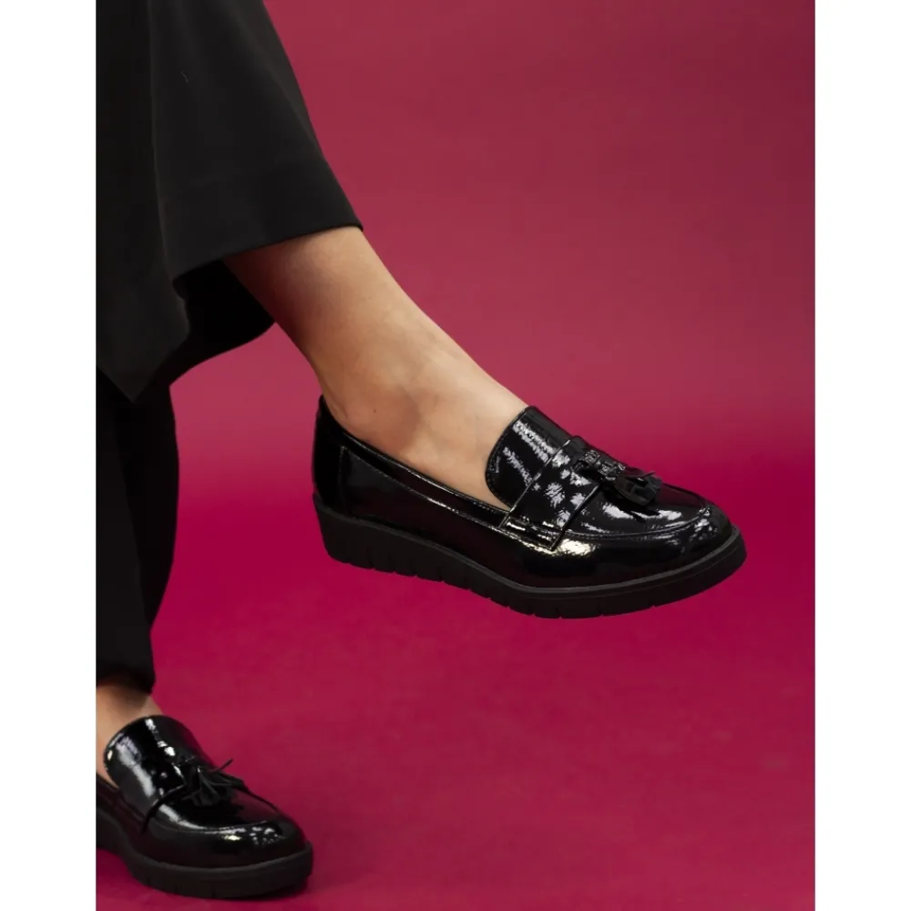 Loafers | Pumps-Lunar Shoes Vella Black Shoe