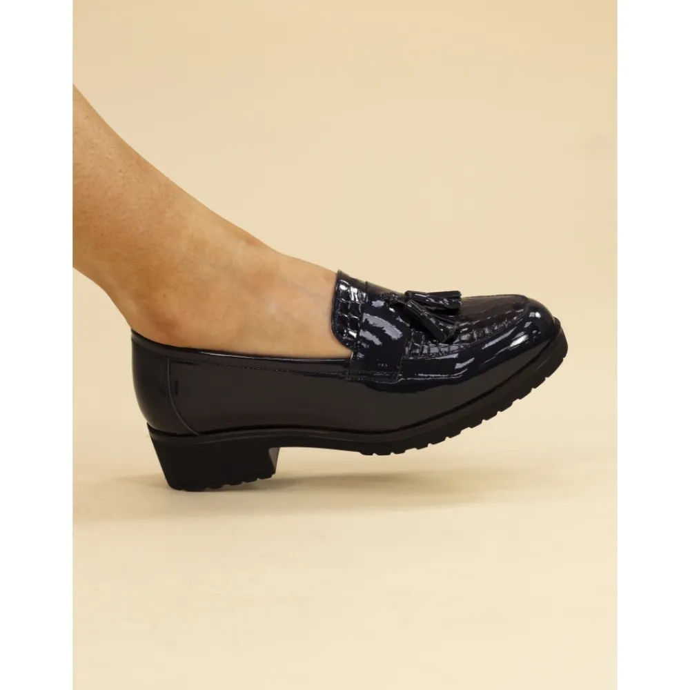 Loafers | Pumps-Lunar Shoes Vivi Navy Shoe